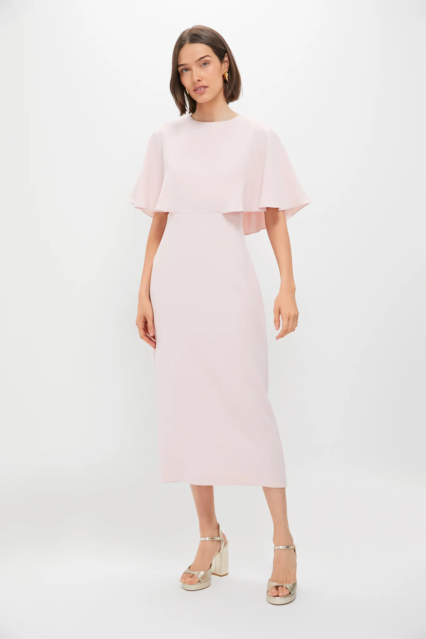Light Pink Cape Leah Dress | Tuckernuck (US)