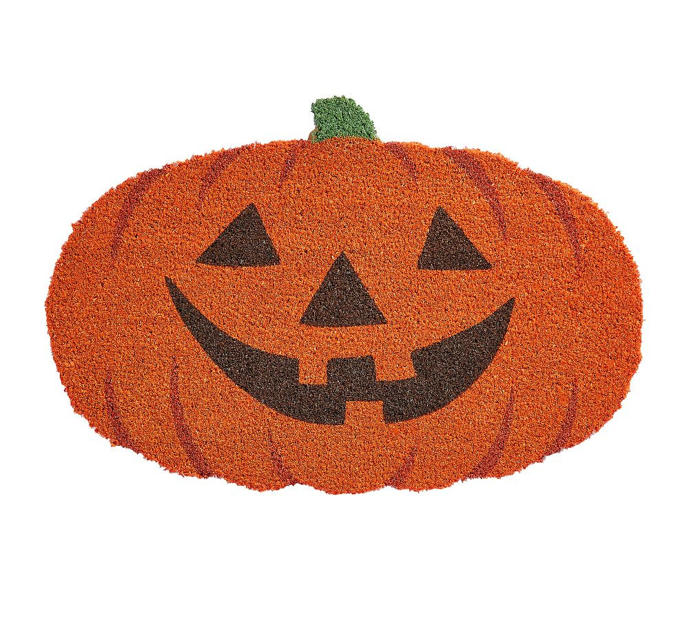 Carved Pumpkin Doormat | Pottery Barn (US)