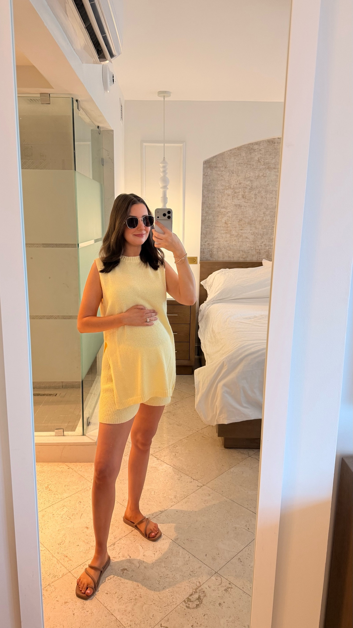 Summer pregnancy matching set💛🤰 matching set for pregnancy, bump friendly set for spring and summer 

#LTKootd #LTKmomlife #LTKBump