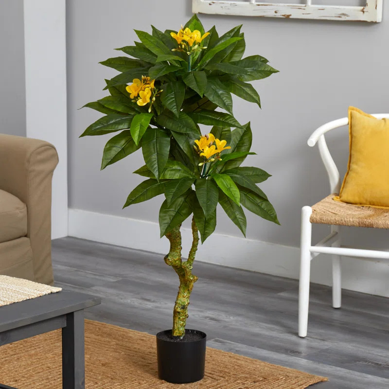 4ft. Plumeria Artificial Tree UV Resistant (Indoor/Outdoor) | Wayfair North America