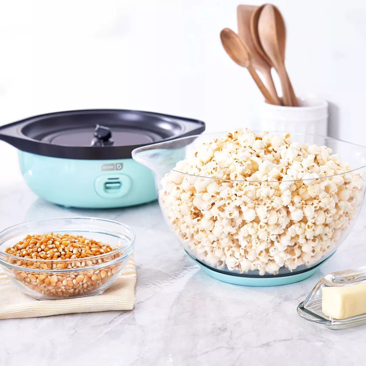 Dash 6qt SmartStore Stirring Popcorn Maker - Aqua | Target