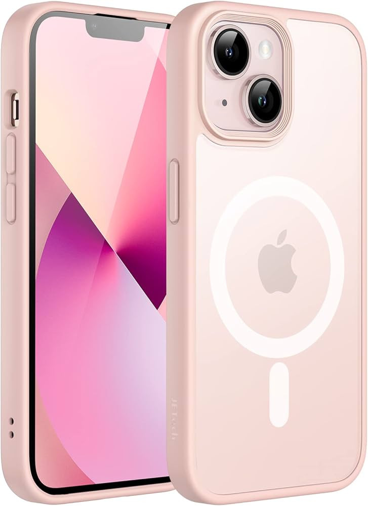JETech Magnetic Case for iPhone 13 6.1-Inch Compatible with MagSafe, Translucent Matte Back Slim ... | Amazon (US)