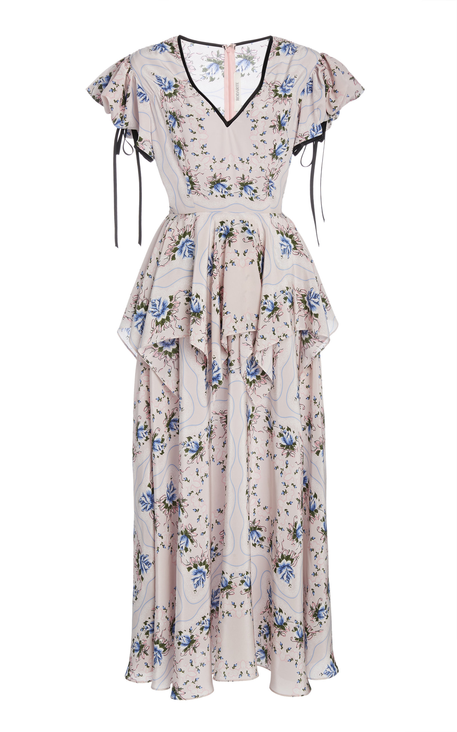 Rodarte Ruffled Floral-Print Silk Maxi Dress | Moda Operandi (Global)