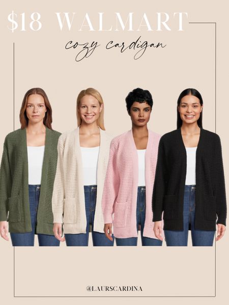 This cozy cardigan from Walmart comes in a bunch of colors and is only $18!

Fall style, sweater, fall outfit, ootd, Walmart fashion

#LTKfindsunder50 #LTKstyletip #LTKSeasonal