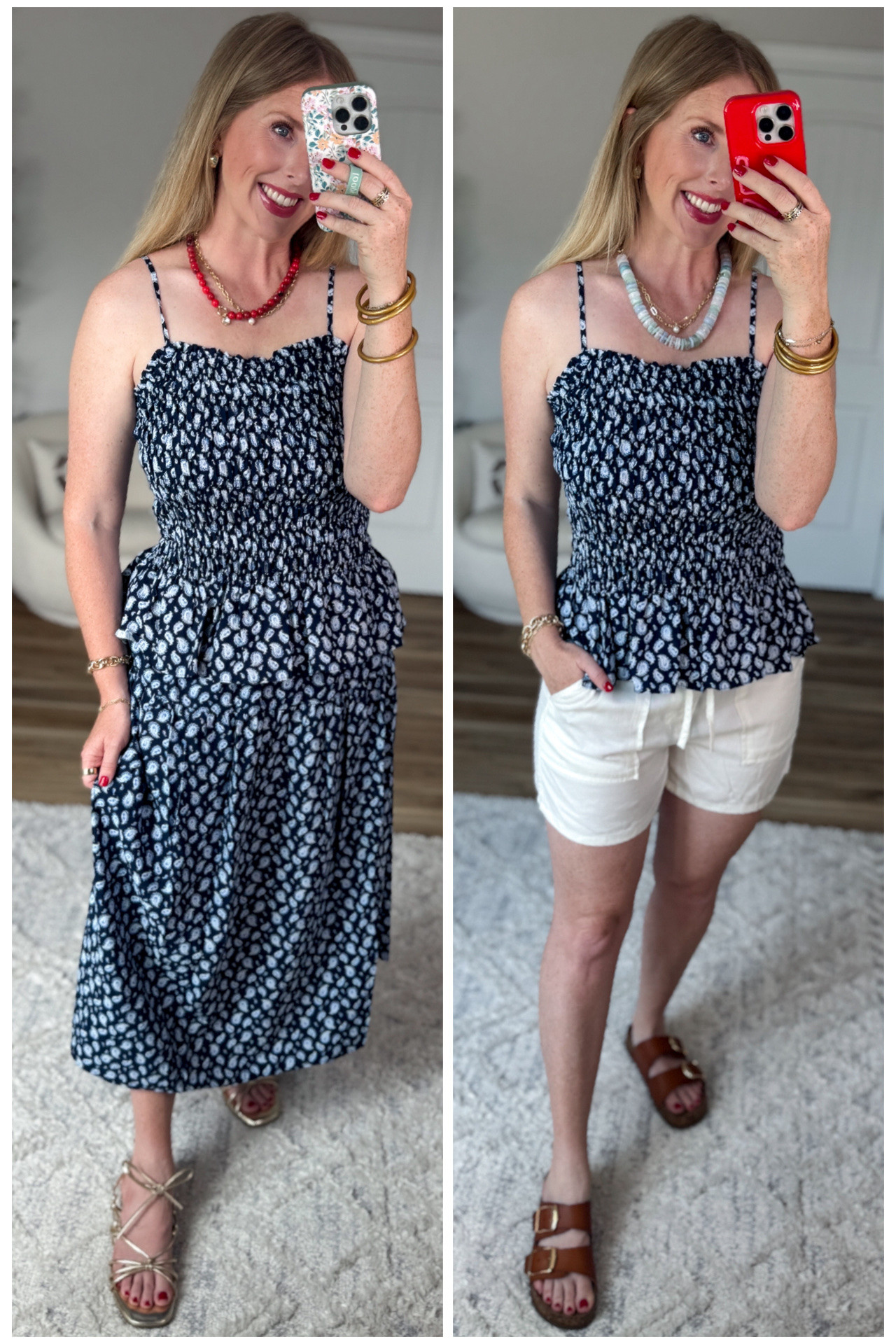 2 ways to style this smocked tank from Walmart!

#LTKootd #LTKmomlife
