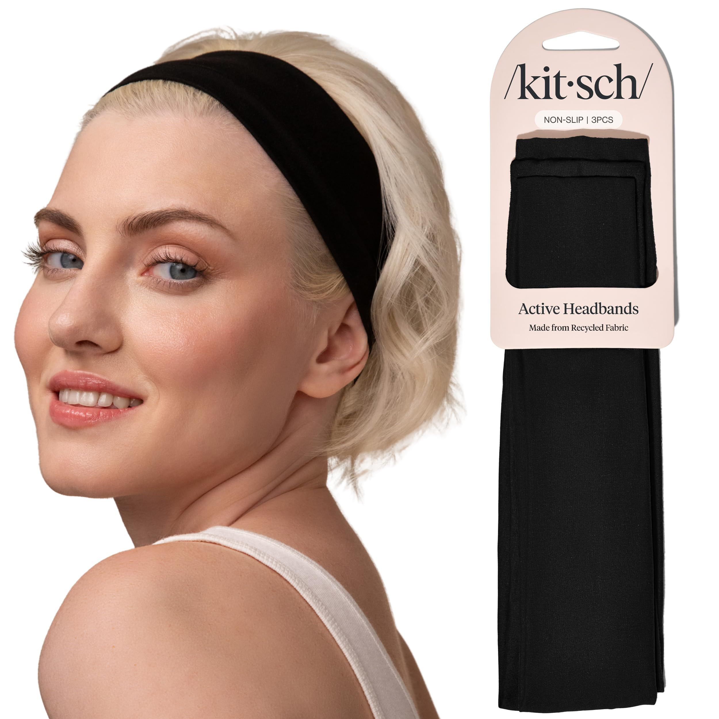 Kitsch Headbands for Women Non Slip - Running Headbands for Girls, Ideal for Working Out, Yoga, G... | Amazon (US)