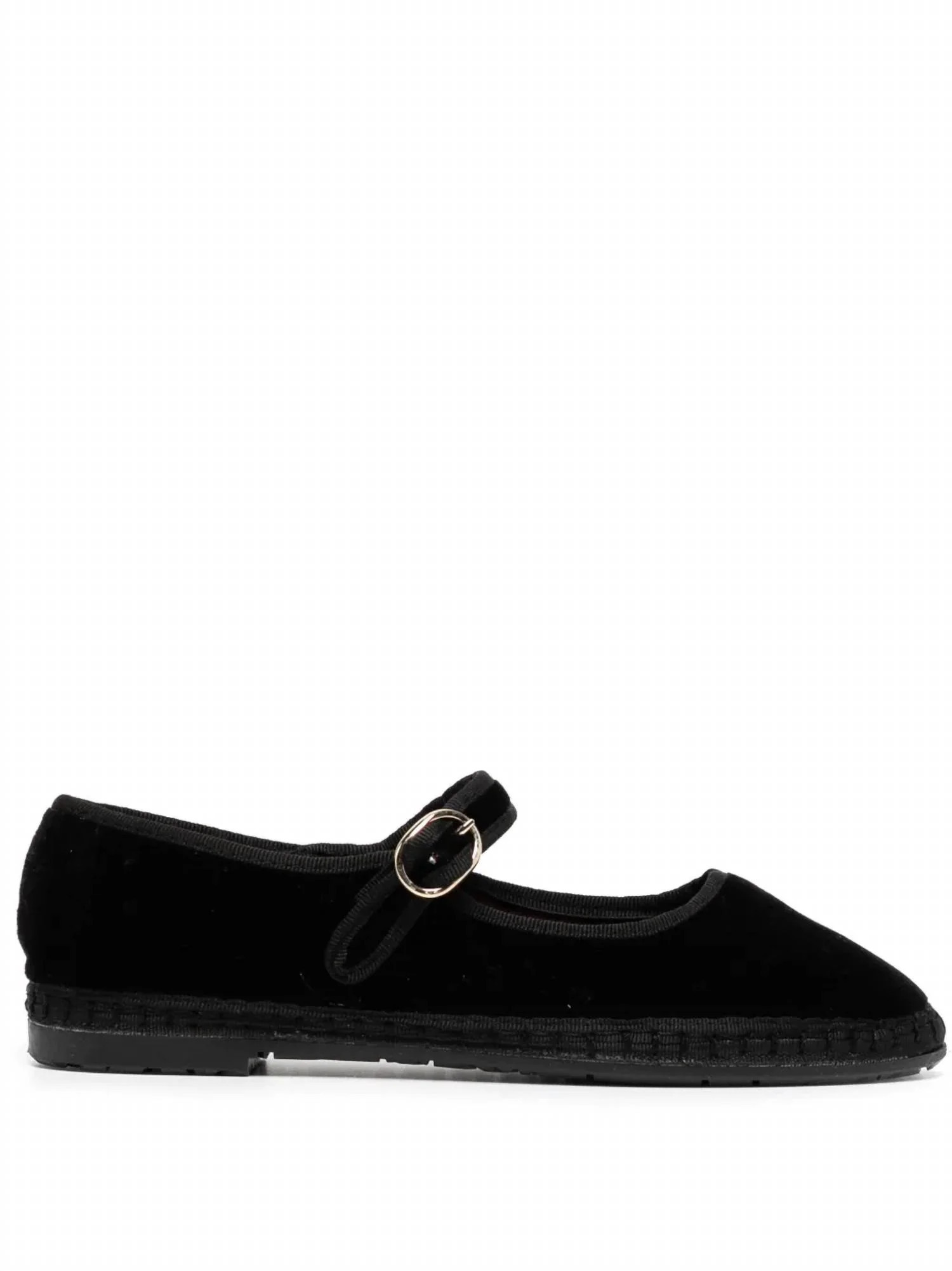 Antonia Flats In Black | Shop Simon