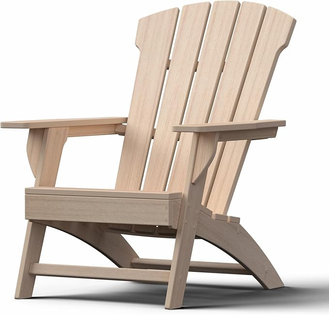 Adirondack Chair, 110°Ergonomics Plastic Extra Tall Adirondack Chairs, HDPE All-Weather Plastic ... | Amazon (US)