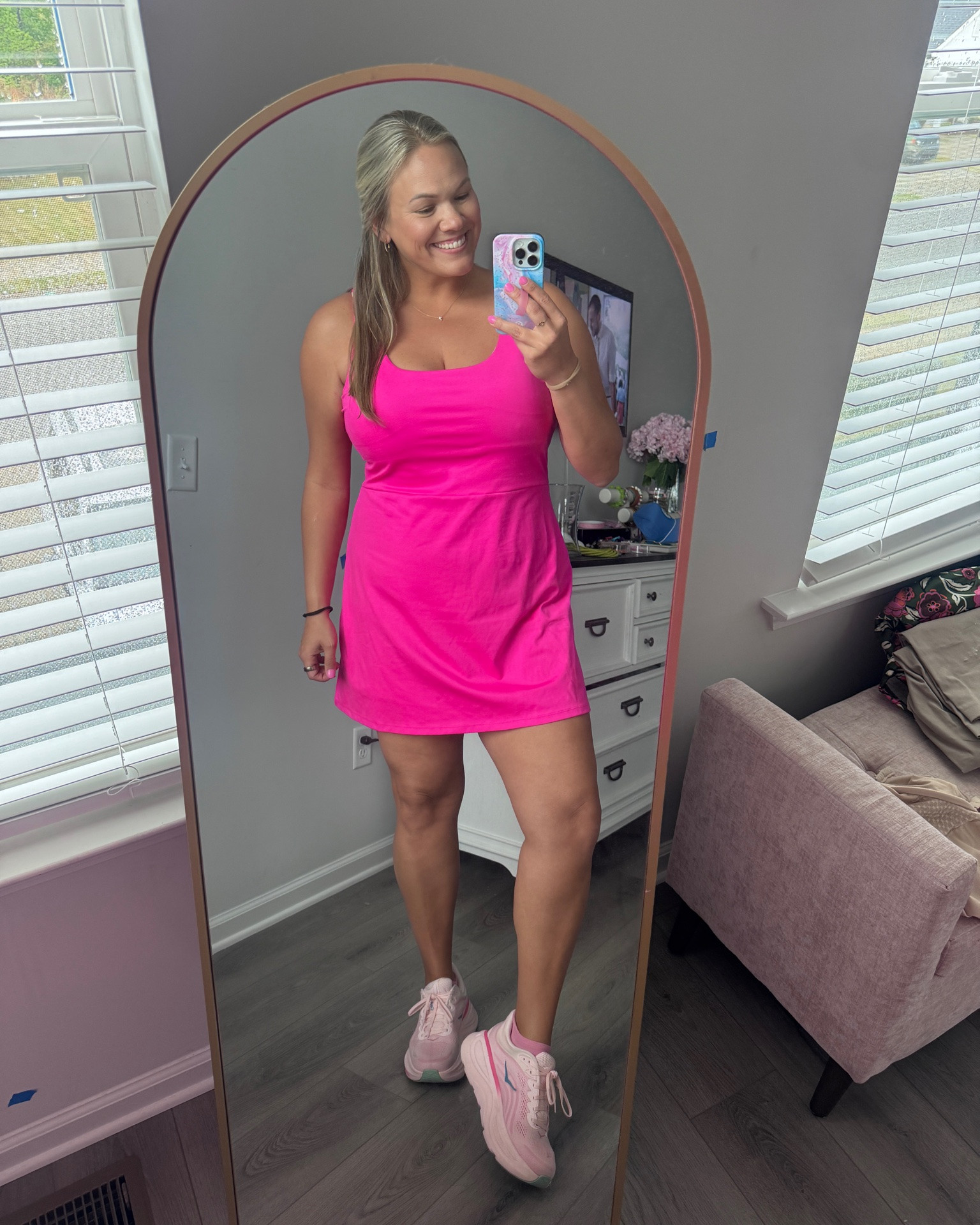 Okay but WHY are these Sam’s Club dresses SO GOOD??? 😭💖

The fact that these are GAP Fit and under $18 feels illegal. 

Lightweight, comfy, flattering, easy to throw on… and apparently the perfect excuse for me to build 47 outfits around them. 😂

I grabbed the pink + blue and honestly need every color now. Paired them with my favorite pink Hokas (obviously 💅🏼) and threw on a few layering options to prove these little dresses can go way beyond “running errands.”

✨ Wear it solo
✨ Add a cardigan
✨ Throw on a sweater
✨ Add a hat for sporty mom-off-duty vibes
✨ Oversized sweatshirt = casual cute perfection

Sam’s Club really said “athletic dress but make it affordable.” 🤝🏼🎀🩵

Sam’s Club Finds | GAP Fit Dress | Athletic Dress | Pink Dress | Blue Dress | Summer Outfit | Spring Outfit | Casual Outfit | Errand Outfit | Mom On The Go | Weekend Outfit | Sporty Style | Comfy Dress | Under $20 Finds | Affordable Fashion | Pink Hokas | Hoka Outfit | Athleisure | Everyday Style | Cardigan Outfit | Sweatshirt Outfit | LTK Finds

#LTKMidsize #LTKTall #LTKActive