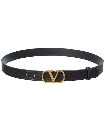 VLogo Signature Leather Belt | Rue La La
