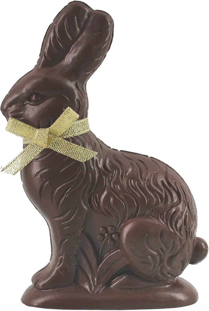 GALLERIE II 4.57" x 6.54" Chocolate Themed Decorative Resin Brown Easter Bunny Rabbit Figure Figu... | Amazon (US)