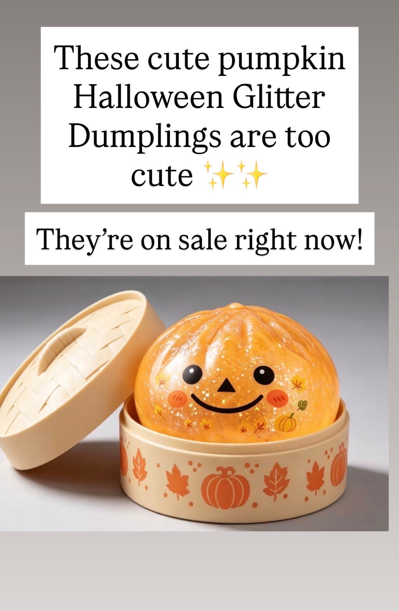 Cutest pumpkin dumpling