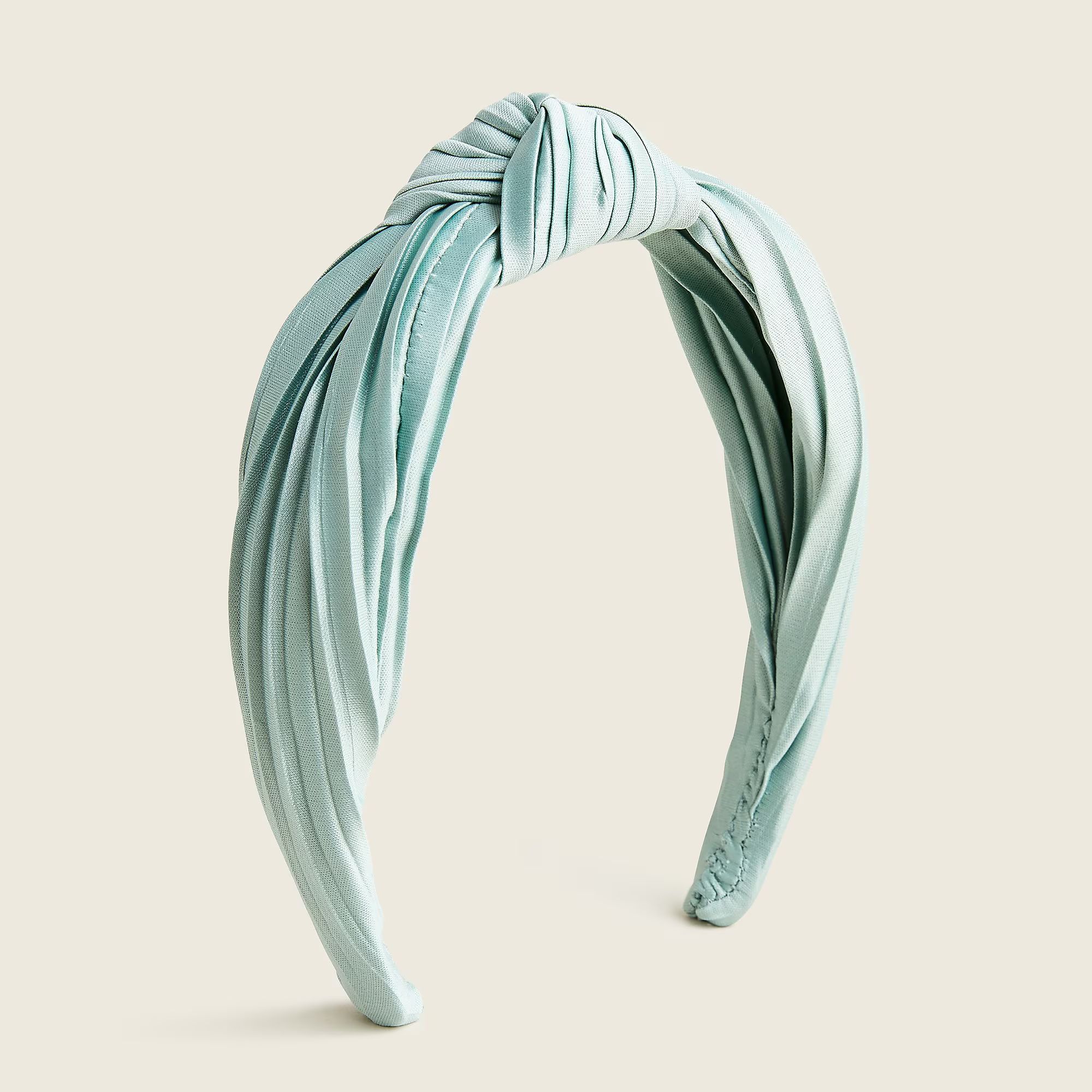 Knot headband with pleats | J.Crew US
