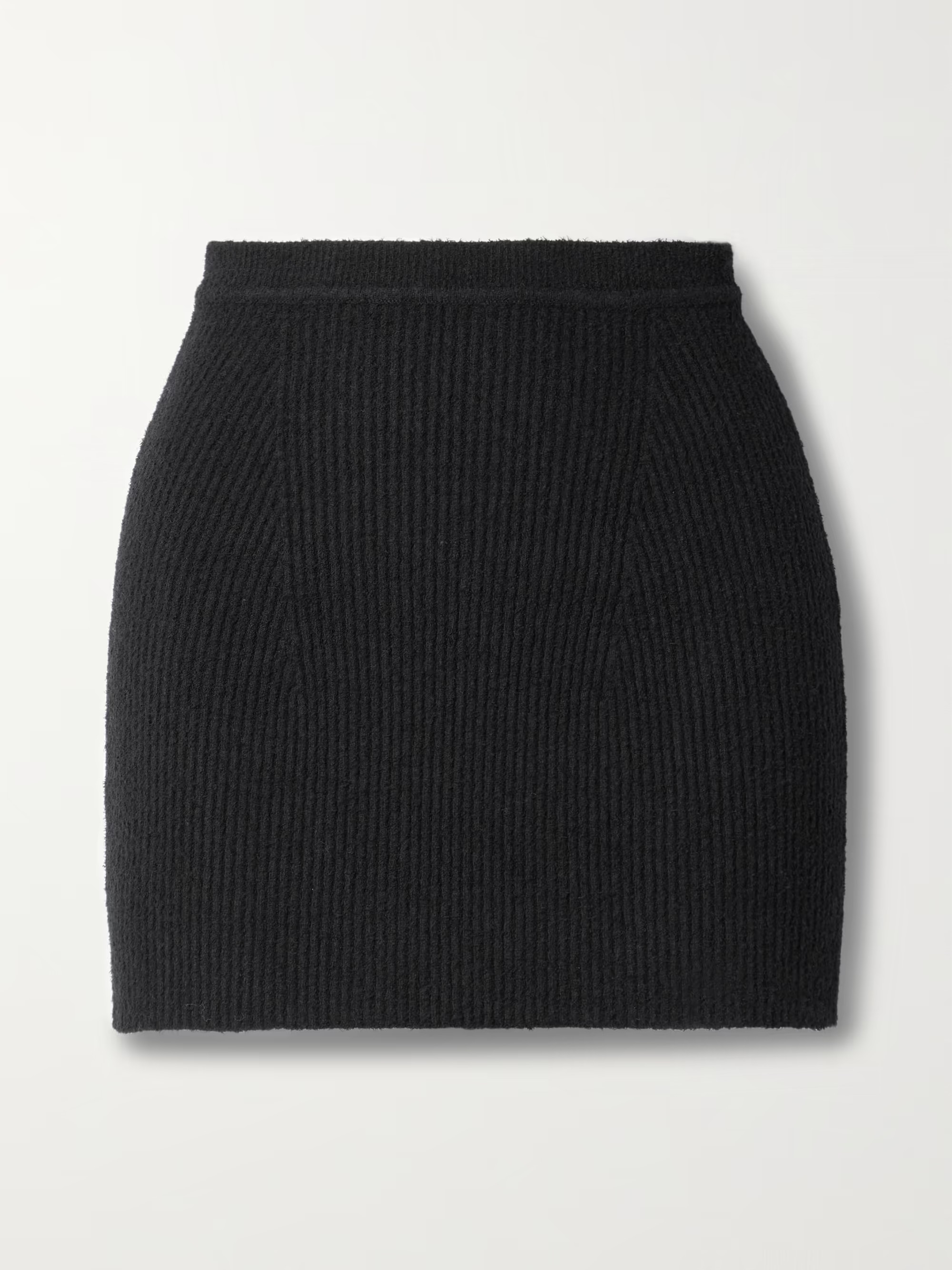 Ribbed cotton-blend mini skirt | NET-A-PORTER (UK & EU)