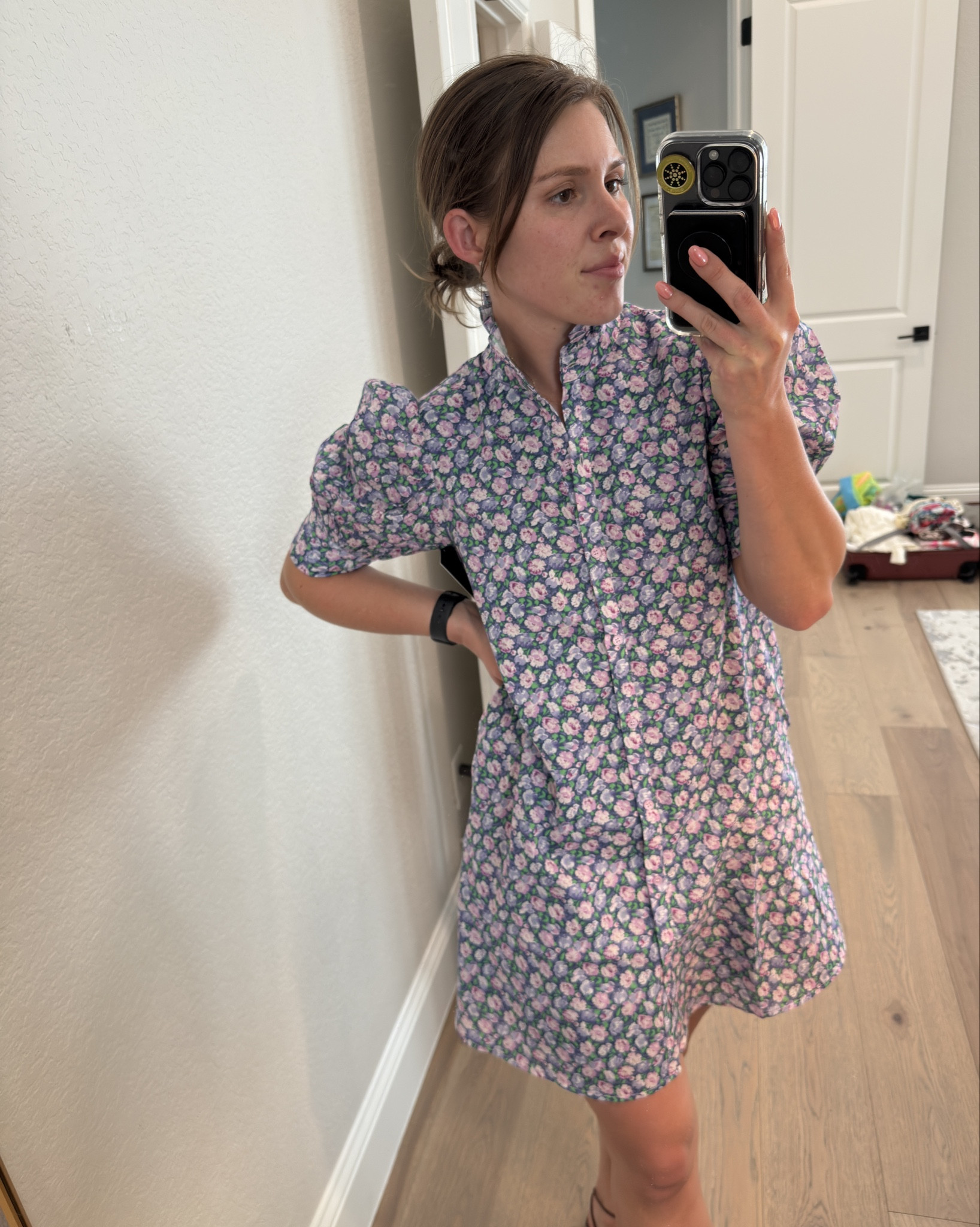 Tuckernuck Haul: The mini Louisa 😍 I love all my Louisa’s & wanted to try the short version & it didn’t disappoint.  The perfect casual dress in the prettiest floral. 
I typically size down in louisa dresses, but I was scared about the length on the mini. It is roomy, but I like the length. 

#LTKootd #LTKstorytime #LTKU