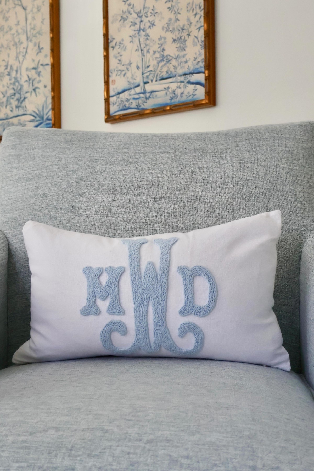 Add this little monogrammed pillow to any accent chair for instant interest! 

#LTKFindsUnder50 #LTKHome
