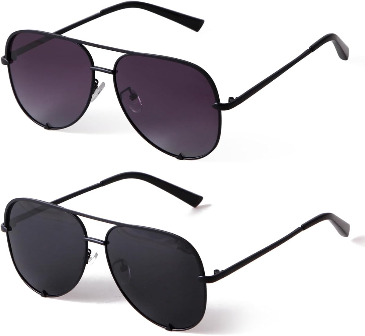 SORVINO Oversized Aviator Sunglasses for Women Men Trendy Retro Bulk Shade Black Faded Sun Glasse... | Amazon (US)