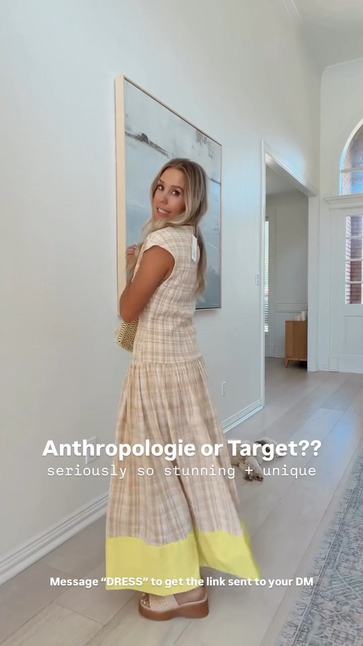 🤍Anthropologie or Target?? seriously this new dress is so stunning + unique. 

Wearing my tts (small) 

5’5” // 120 lbs

#LTKgrwm #LTKootd #LTKdayinmylife