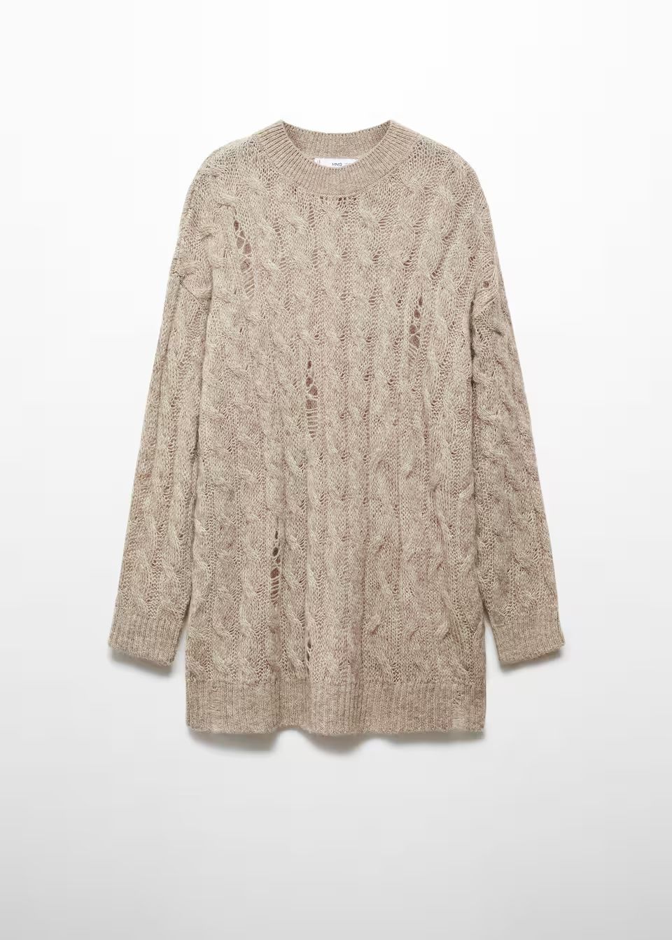 Long knit sweater -  Women | Mango USA | MANGO (US)