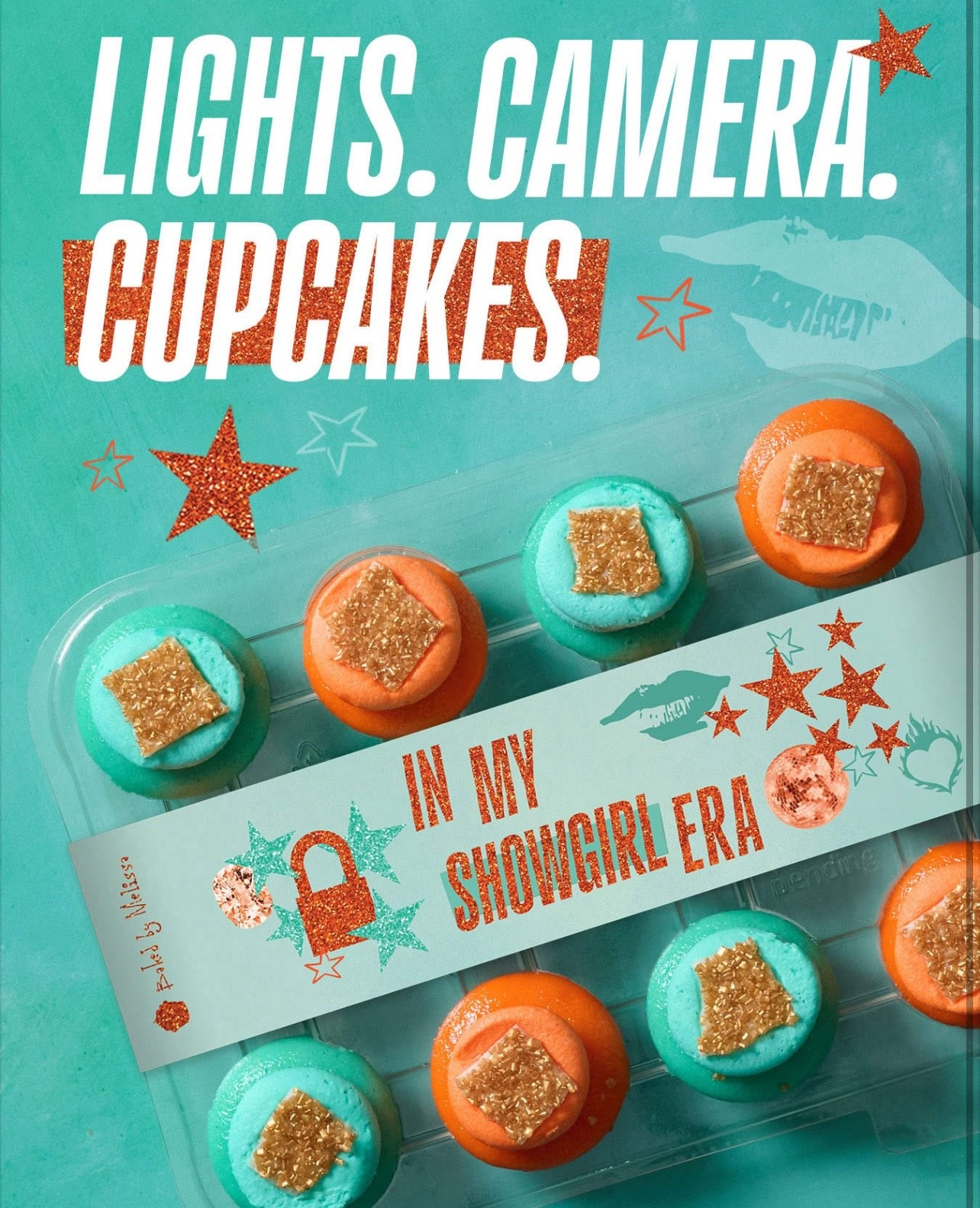 SHOWGIRL CUPCAKES 12-PACK (BUNDLE OF 2)

..Ready for it? These limited-edition treats are ready to add a little shimmer to your listening party. Enjoy a treat with every track, and share with your besties from coast to coast. It's our favorite era yet.

*Available for nationwide shipping and NYC stores.