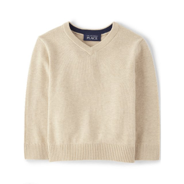 The Children's Place Toddler Boys V-Neck Sweater, Sizes 12M-5T - Walmart.com | Walmart (US)