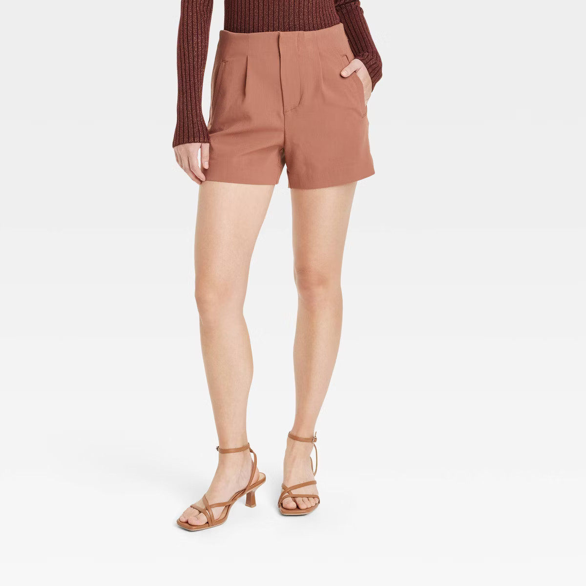Women's High-Rise Tailored Shorts - A New Day™ | Target