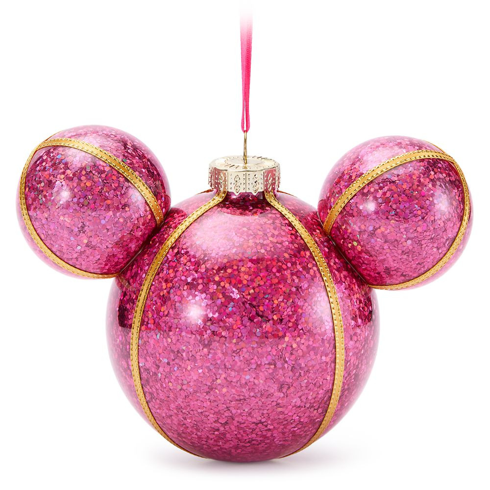 Mickey Mouse Icon Ball Ornament Fuchsia Official shopDisney | Disney Store