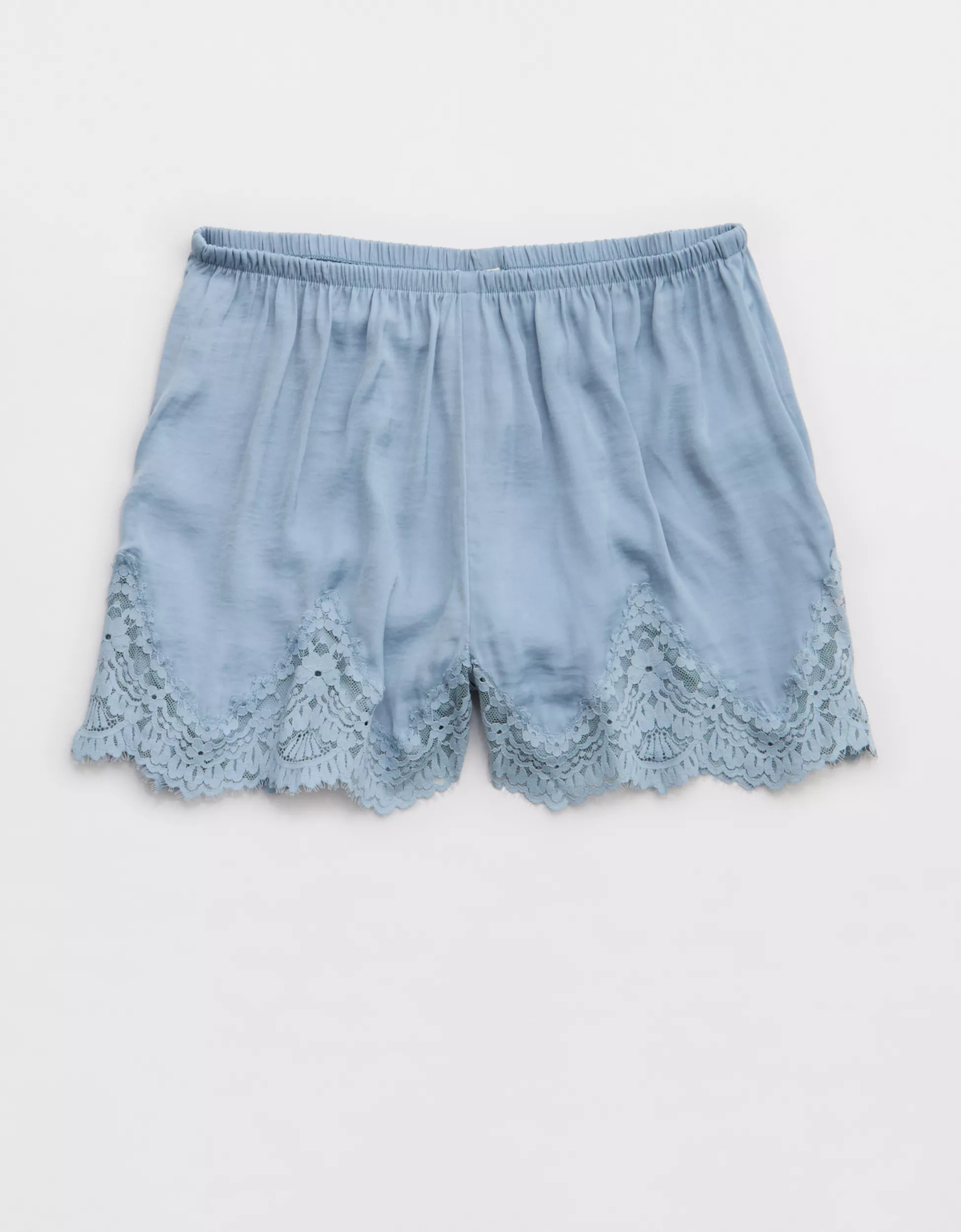 Aerie x Emily + Meritt Satin Lace Short | Aerie