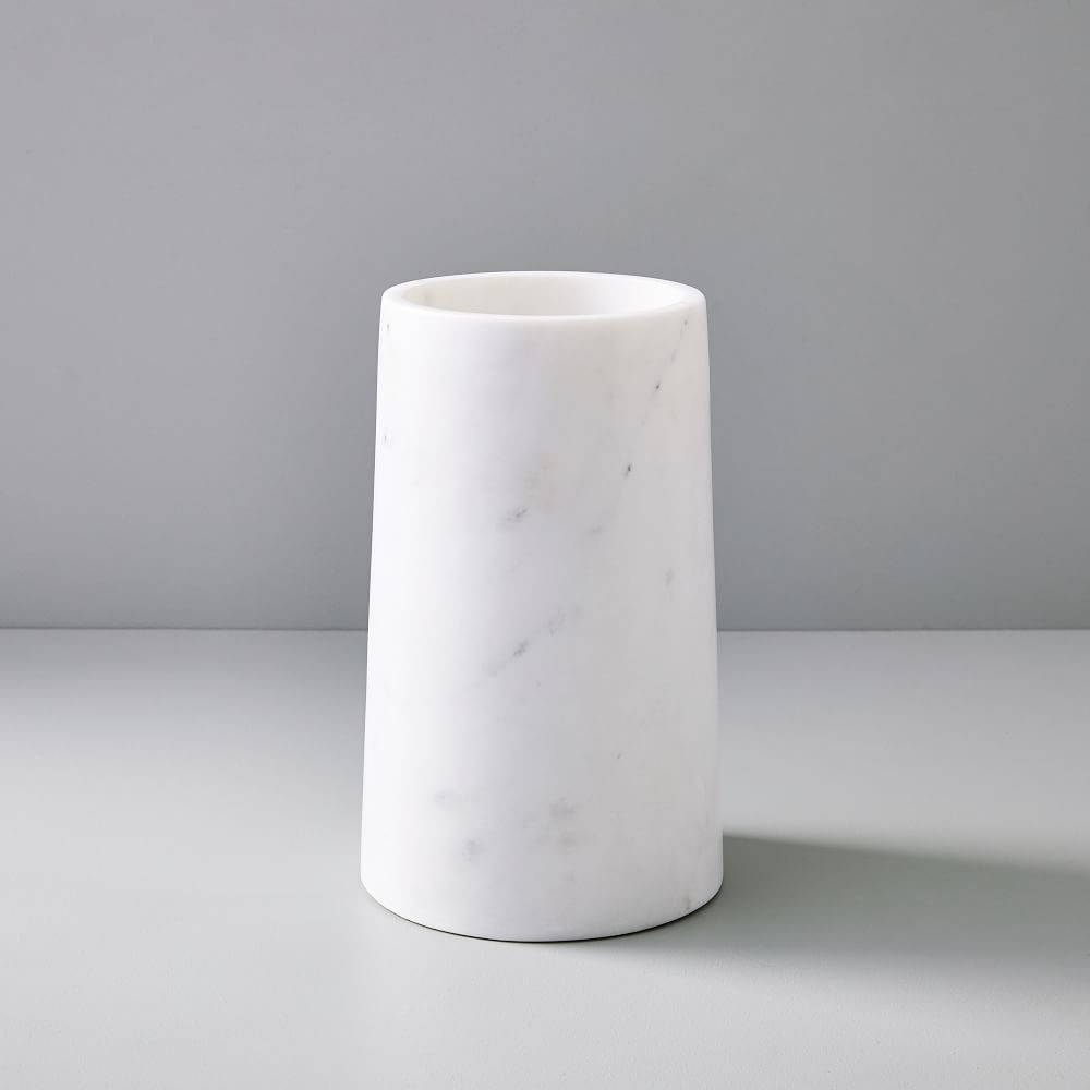 Foundations Marble Cylinder Vases | West Elm (US)