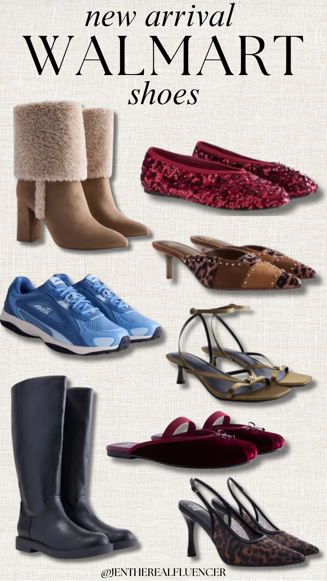 NEW Walmart Shoes!🍂

MADDEN NYC Taupe Faux Fur Cuff Boots (2 colors, sizes 6-11), MADDEN NYC Burgundy Sequined Ballet Flats (2 colors, sizes 6-11), MADDEN NYC Tan Studded Mule Heels (2 colors, sizes 6-11), AVIA Blue Slim Runner Sneakers (5 colors, sizes 6-11), SCENARIO Olive Strappy Heels with Metal Ornament (4 colors, sizes 6-11), NO BOUNDARIES Black Tall Flat Boots (3 colors, sizes 6-11), MADDEN NYC Burgundy Ballet Mules (2 colors, sizes 6-11), MADDEN NYC Leopard Slingback Mesh Heels (3 colors, sizes 6-11) 

 #LTKSeasonal #LTKWorkwear #LTKTravel