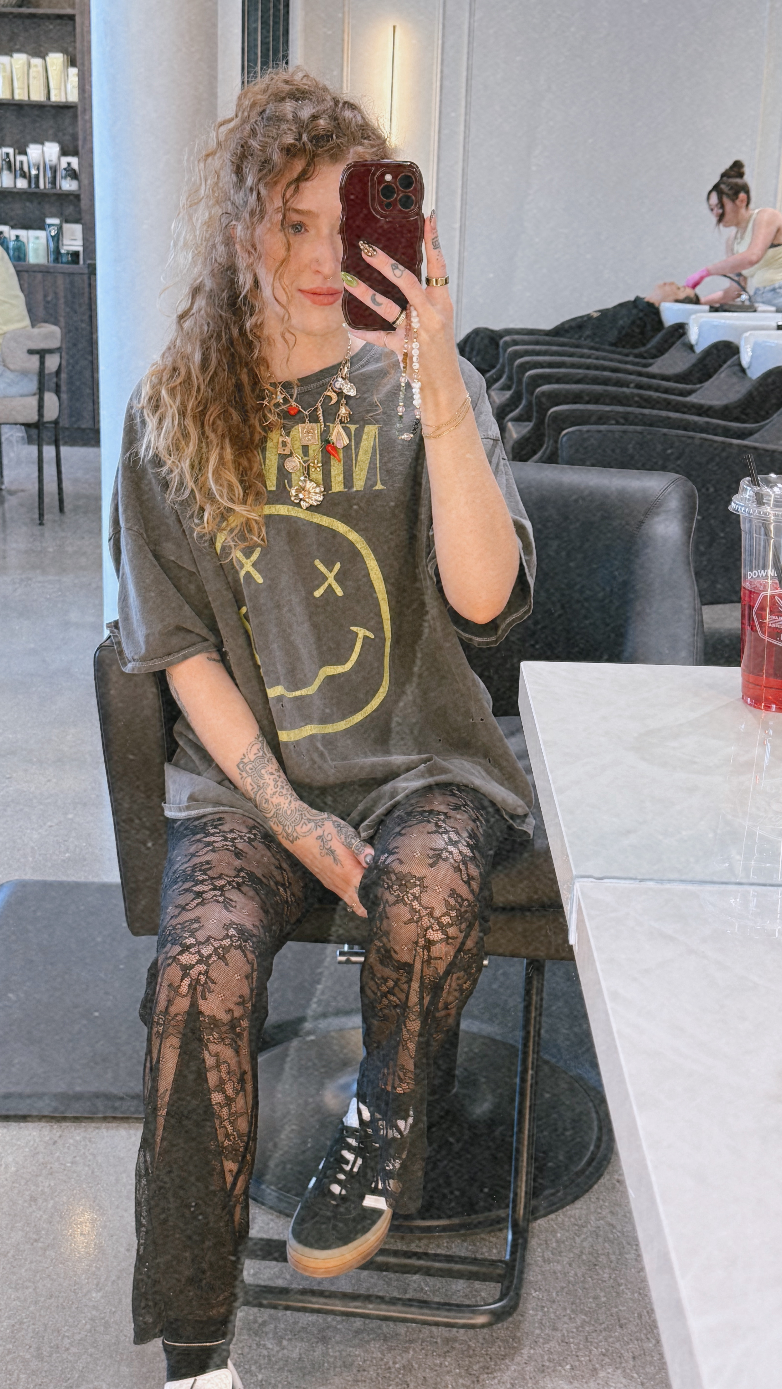Grunge oversized nirvana tee and lace pants

#LTKFestival #LTKStyleTip #LTKSeasonal