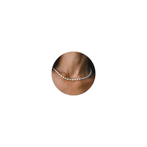 BRAYEG 14K Gold Beaded Pearl Necklace for Women,Freshwater Pearl Necklace Pearl Pendant Exquisite Hand-Cultured Pearl Necklaces,Simple Pearl Necklaces for Everyday Jewelry Gifts | Amazon (US)