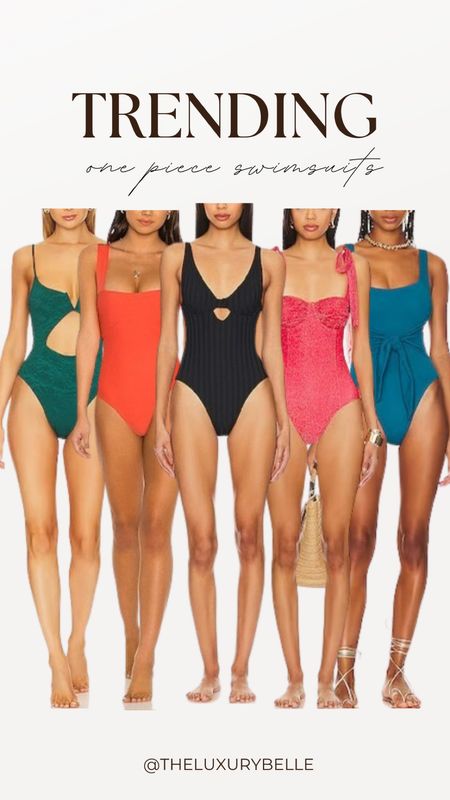 TRENDING: one piece swimsuits 

#LTKstyletip #LTKswim #LTKSeasonal