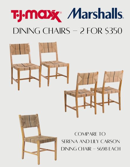 Save or Splurge! Striped dining chair, Carson dining chair

#LTKstyletip #LTKFind #LTKhome