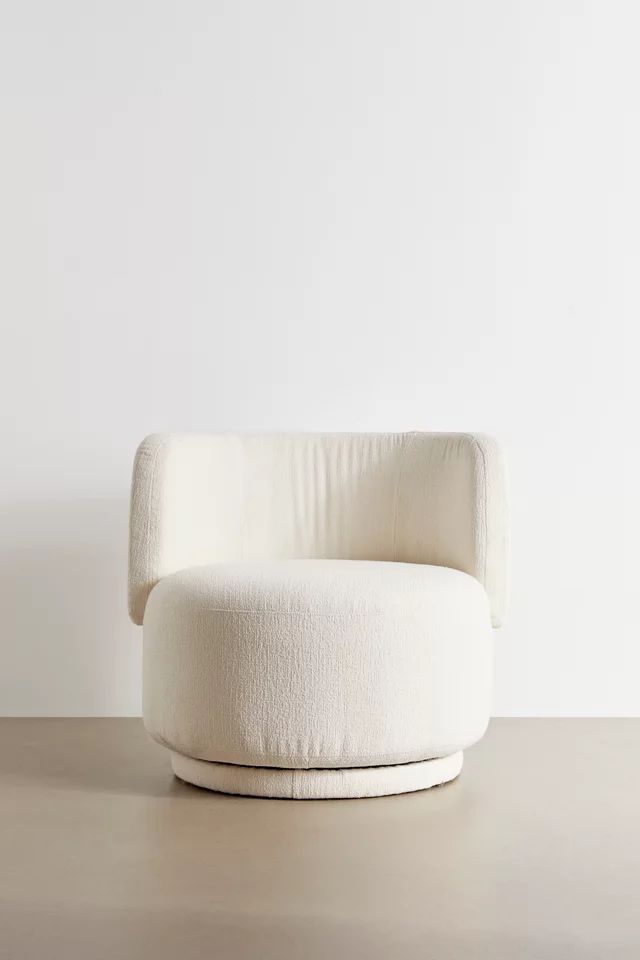 Amaia Boucle Swivel Chair | Urban Outfitters (US and RoW)