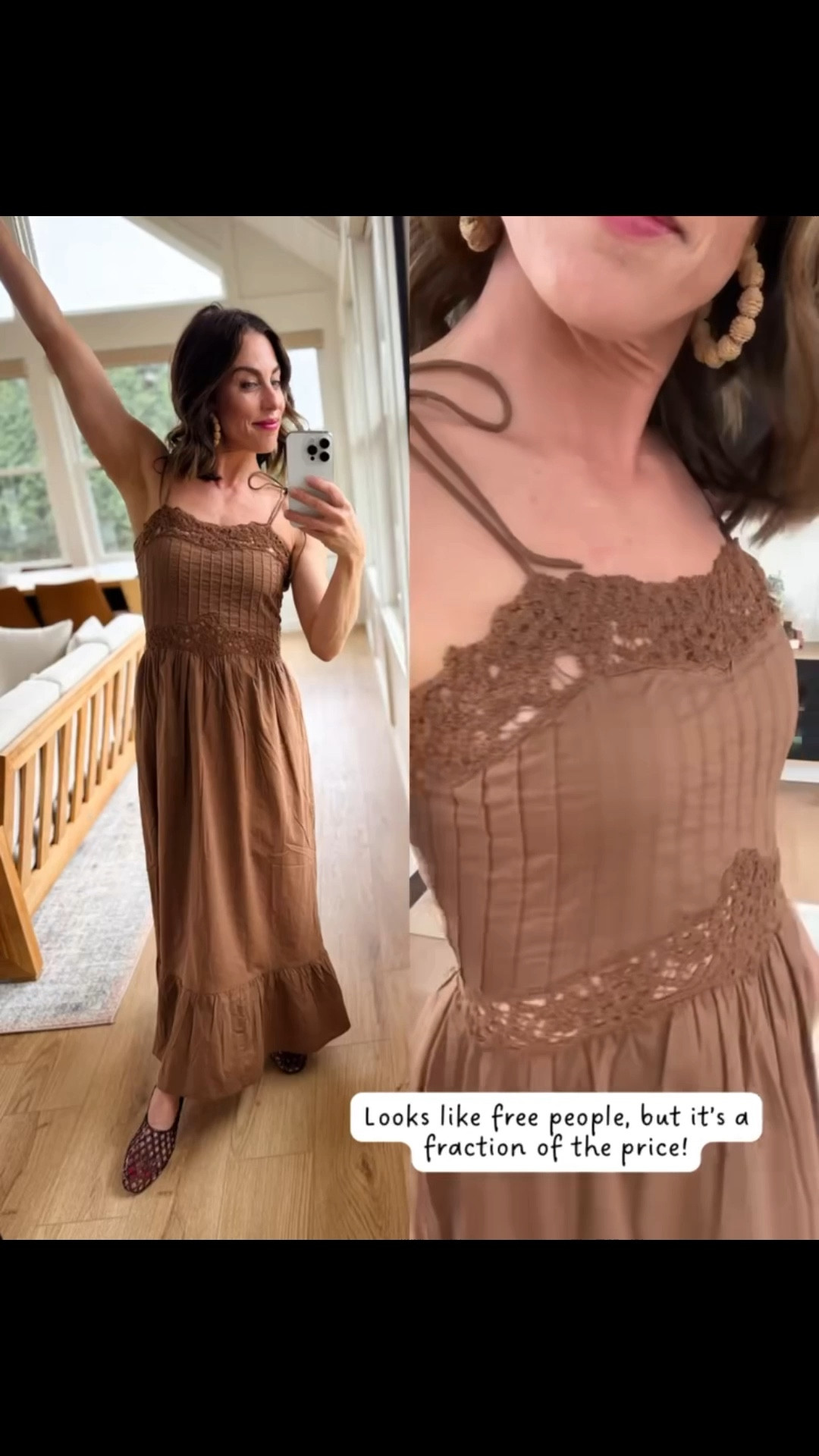 Dress that Looks like free people but price tag says target! 🤎🤎

#LTKSeasonal #LTKOver40 #LTKgrwm