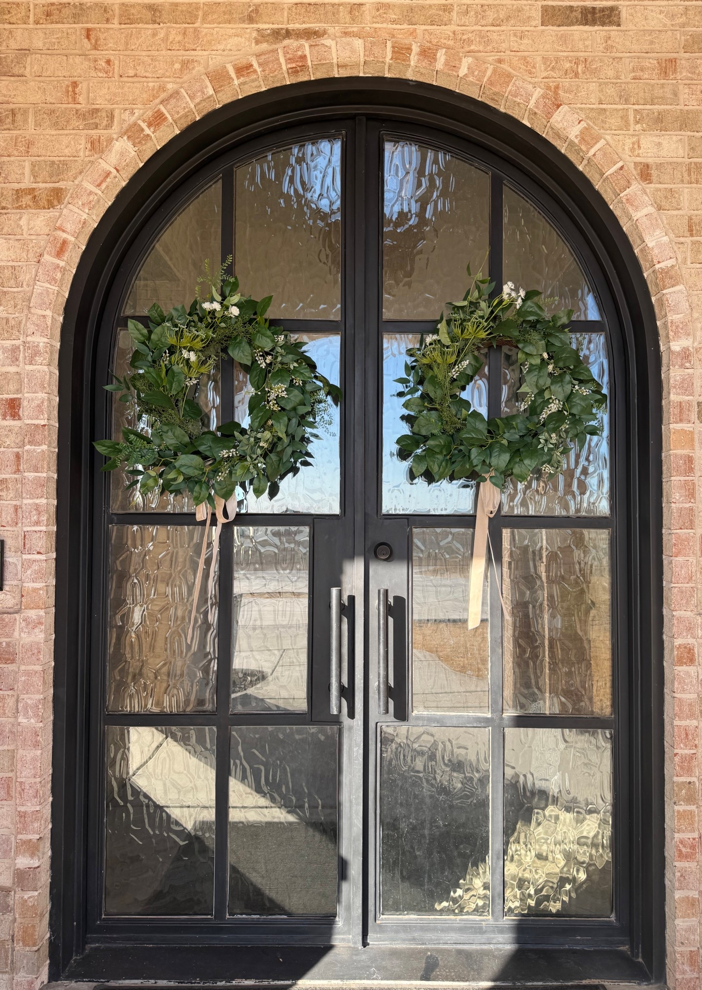 Front Door wreath. These posted are last year Studio McGee. The one from this year is very similar and has the cream velvet bow. It’s so pretty. 

#LTKFindsUnder50 #LTKHome