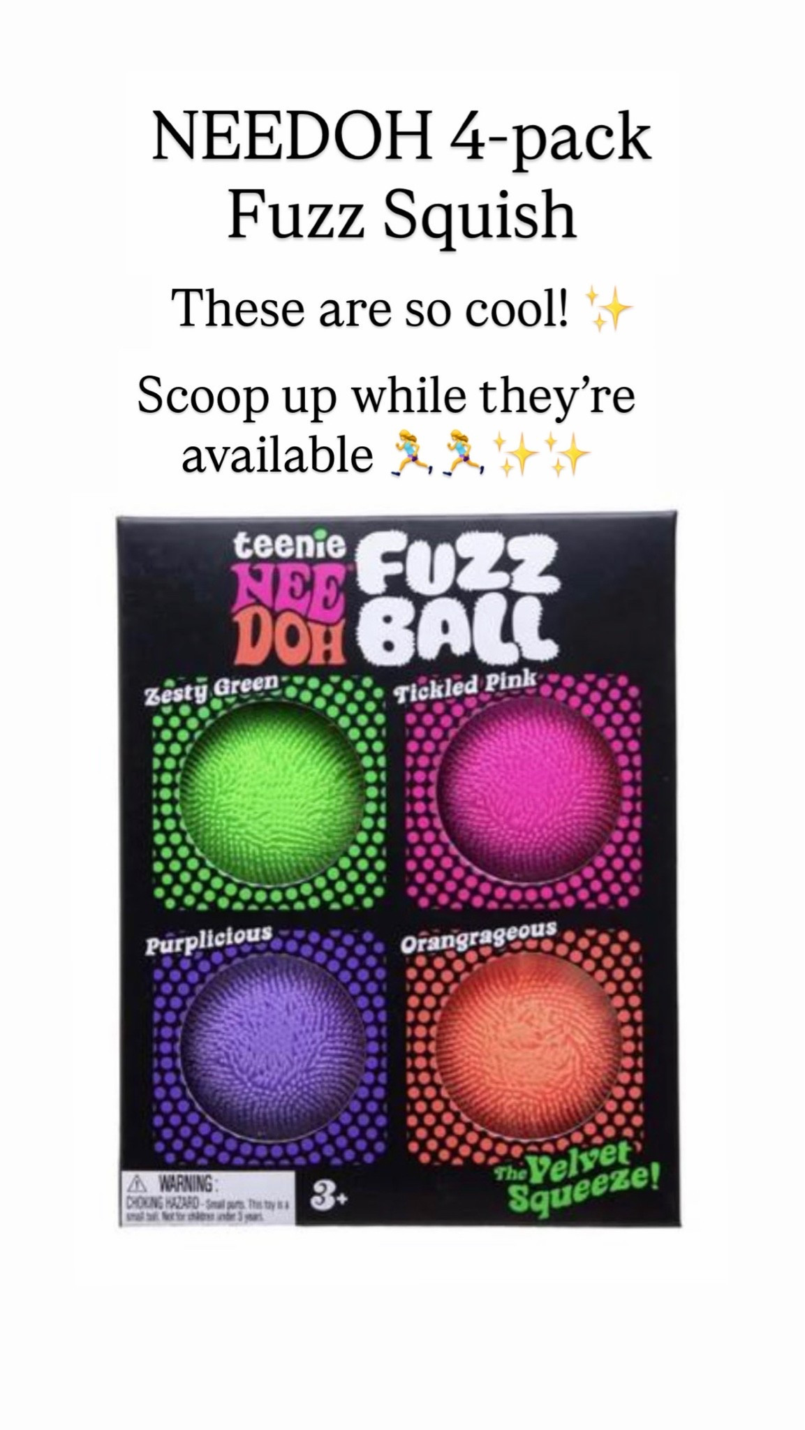 NEEDOH fuzz ball 4-pack

#LTKKids