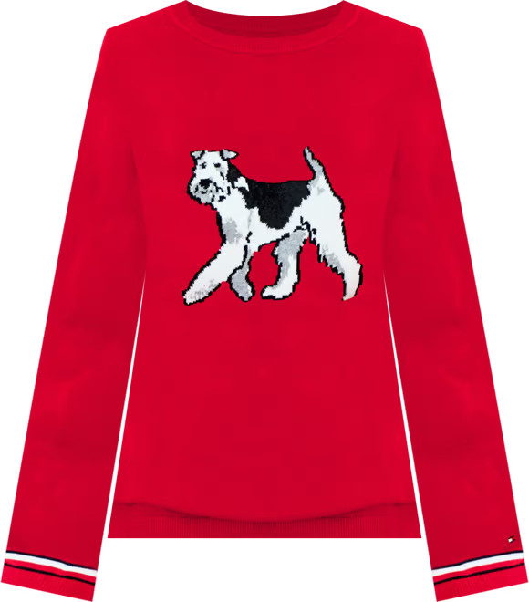 Tommy Hilfiger Women's Cotton Terrier Crewneck Sweater - Macy's | Macy's