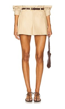 FAITHFULL THE BRAND Sable Mini Skirt in Fawn from Revolve.com | Revolve Clothing (Global)