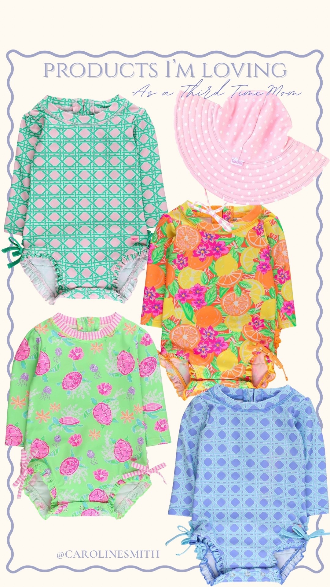 In love with these prints from ruffle butts!


Swimsuit, baby girl, girl swimsuit, beach day, pool day, sun hat 

#LTKBaby #LTKKids #LTKSwim