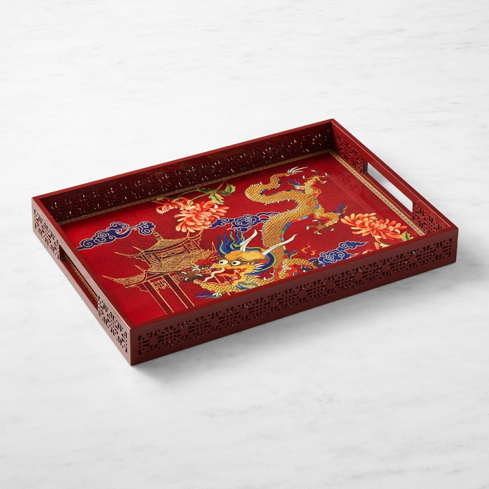 Lunar Dragon Lacquer Tray | Williams-Sonoma
