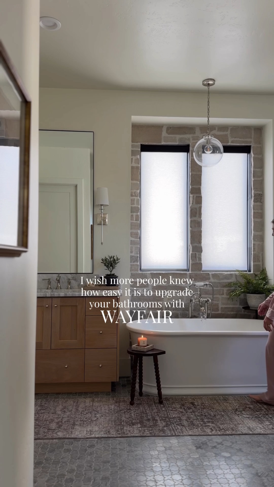 These bathroom upgrades from @wayfair were well worth it! I would absolutely make these purchases again. For any renovation or refresh, I love that Wayfair has everything I need from hardware, tile and lighting, to faucets, vanities, tubs and decor!
@wayfair #wayfair @wayfairpartner #ad 

 

#LTKHome