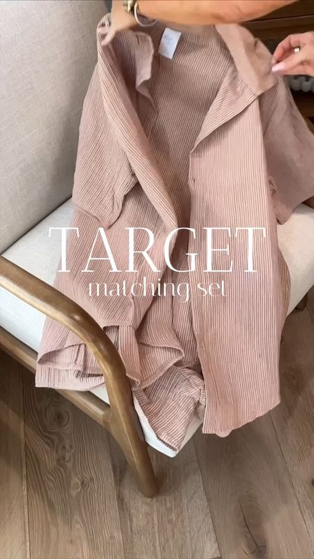 Neutral target two piece set…lightweight and perfect for summer! Sz small in shorts and medium in button down 
Wear as a coverup or set 
White tank sz small
Sandals tts
Amazon tote bag and sunnies 
#ltkfind Target style liveloveblank Kim blank
#LTKfindsunder50 #LTKstyletip



#LTKOver40 #LTKU #LTKSeasonal