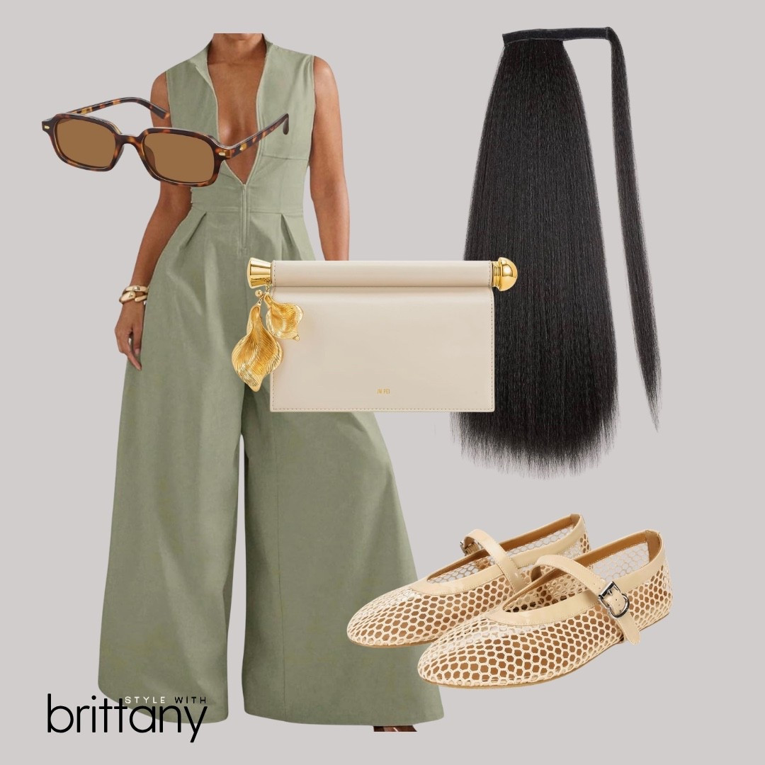 This elevated look is so sophisticated, classy, and simply stylish check out this green wide leg jumpsuit outfit on Amazon!￼

#LTKootd #LTKmomlife #LTKTravel
