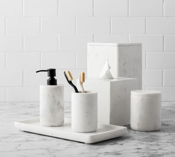 Marble Bathroom Accessories | Pottery Barn CA