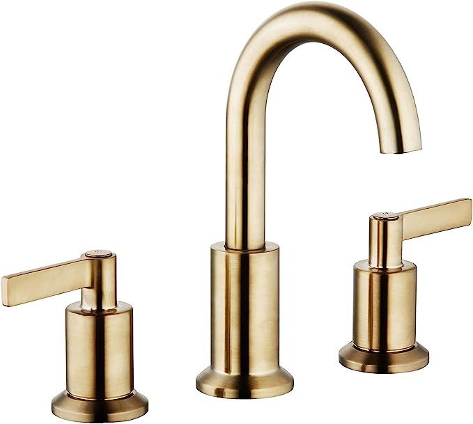 Derengge LFS-0188-CS 8'' Two Handle Widespread Bathroom Faucet with Pop up Drain, Meets UPC cUPC ... | Amazon (US)