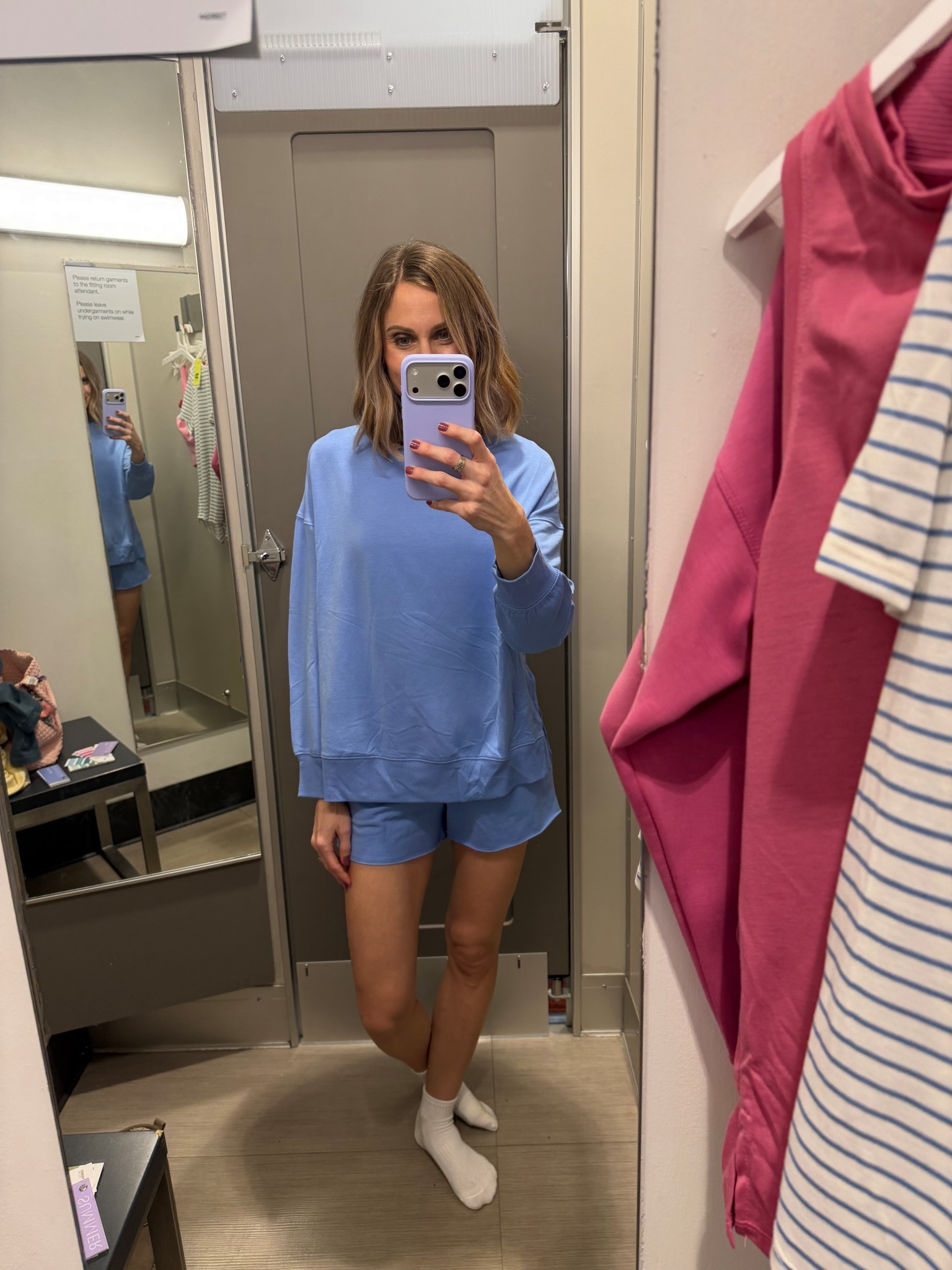 Target lounge wear!  Gorgeous Summer blue! 

#LTKootd #LTKOver40