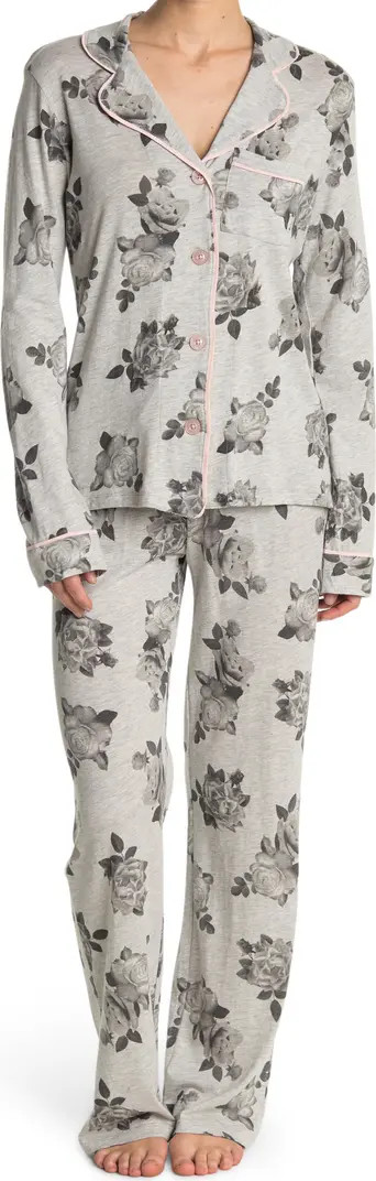 Long Sleeve Top & Pants 2-Piece Pajama Set | Nordstrom Rack