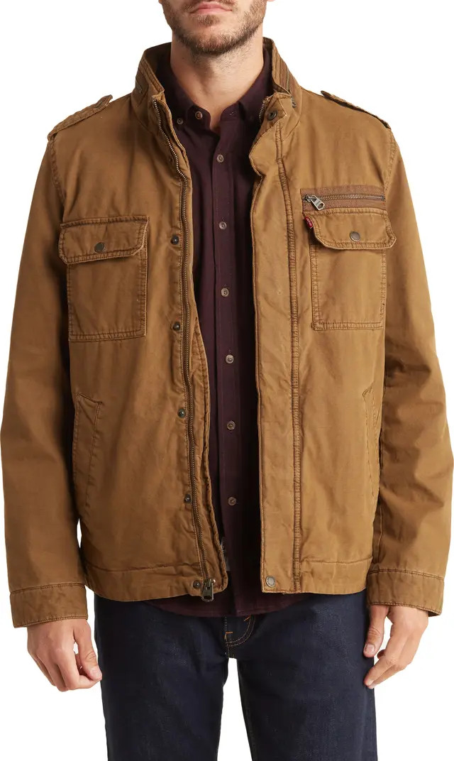 Washed Cotton Utility Jacket | Nordstrom